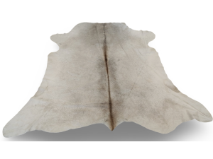 Cowhide Cream  and Gray White  Rug Brazil