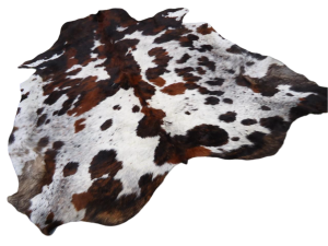 Tricolor Speckled Cowhide Rug (W0002)