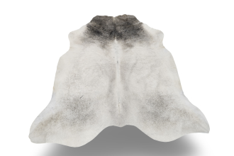 Cow hide Brahman Grey Rug Cowhide black 
